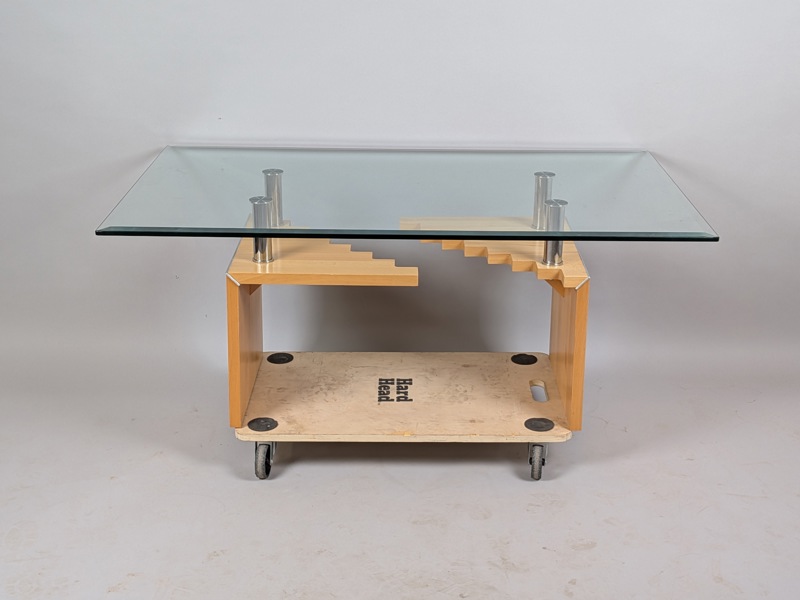 Soffbord med glasskiva
