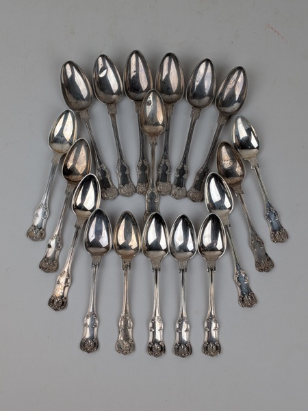 Teskedar, Silver "Engelsk snäcka"