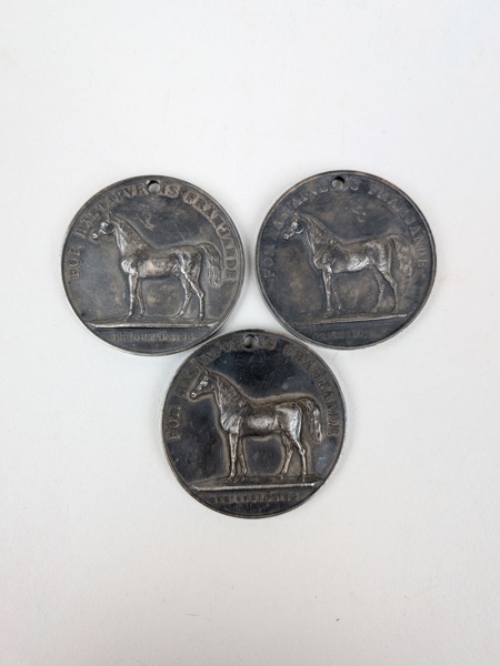 -silvermedaljer 3 st