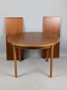 Matbord, Valnöt 1960-tal, med iläggsskivor