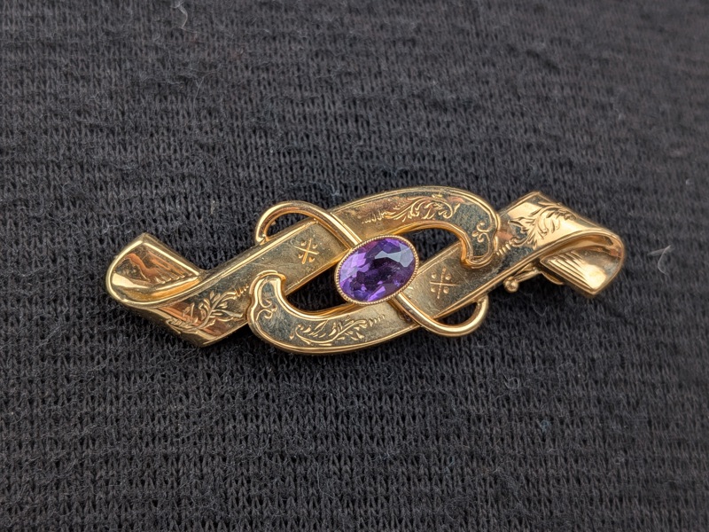 Brosch, 18 k Guld, G. Dahlgren & co