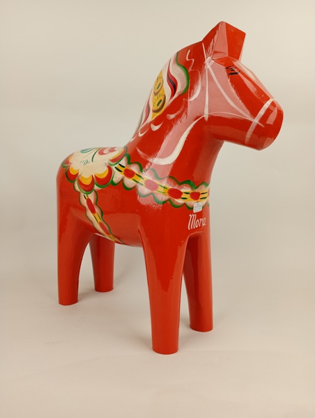 Större Dalahäst, G.A Olsson, äkta Dalhemslöjd 