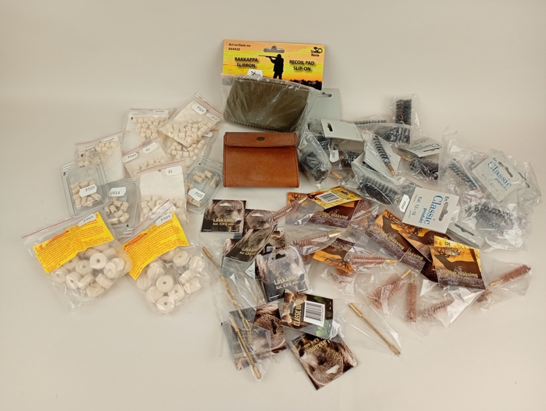 Jakttillbehör till bl.a. rengöring