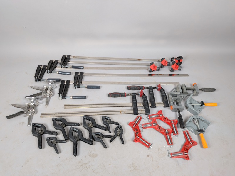 Parti tvingar, klämmor m.fl.