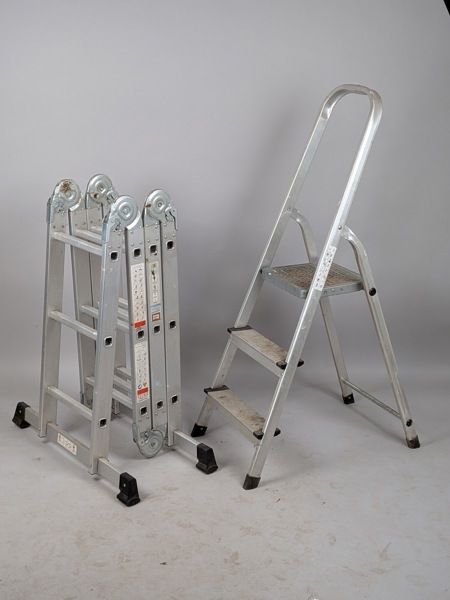 Stegar 2 st, fällbara