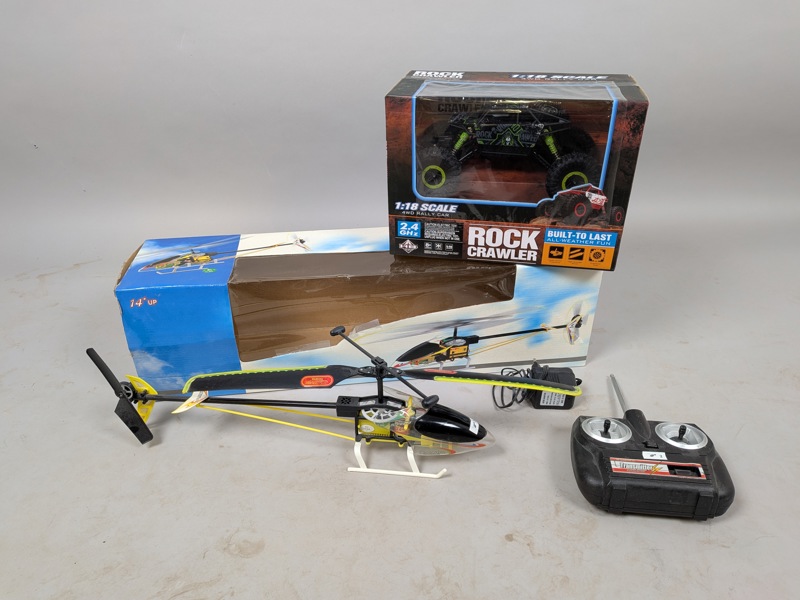 Radiostyrd Helikopter & Bil