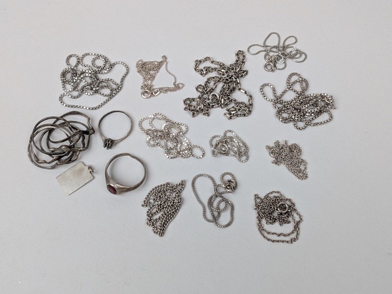 Silversmycken/skrotsilver