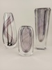 Vaser, 3 st, Vicke Lindstrand, signerade