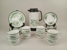 Kaffeservis, "Grön Anna" Rörstrand, 25 delar