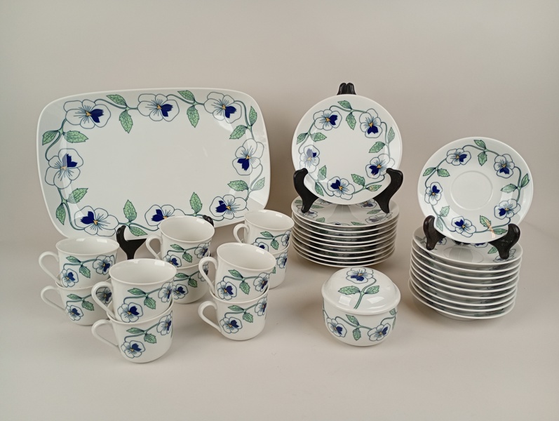 Kaffeservis, "Sylvia" Sylvia Leuchovius, Rörstrand