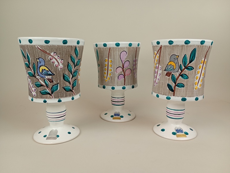 Ytterfoder 3 st, Per-Olof Holmén Kloster Keramik, Ystad