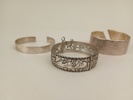 Silverarmband, 3 st
