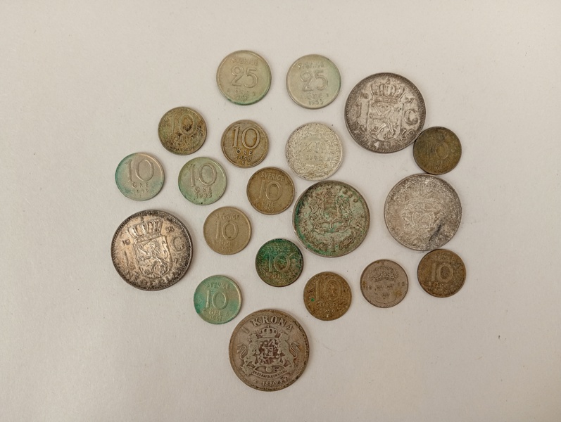 Silvermynt bl.a. Nederländerna