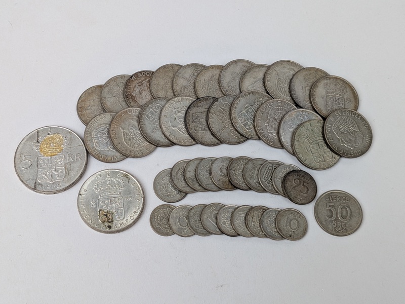 Silvermynt, Sverige 40 %