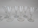 Diverse snapsglas/paraplyglas, 1800-/1900-tal