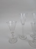 Diverse snapsglas/paraplyglas, 1800-/1900-tal