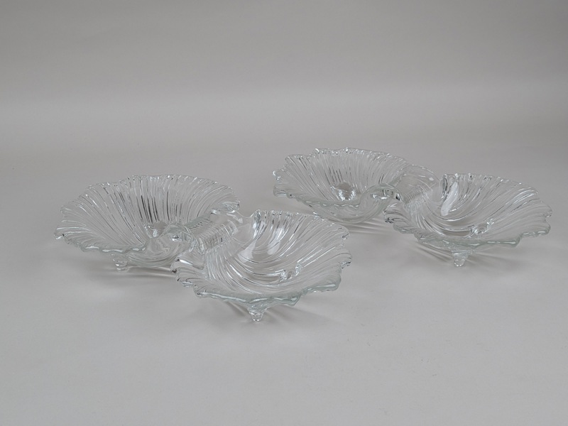 Uppläggningsfat 2 st, glas