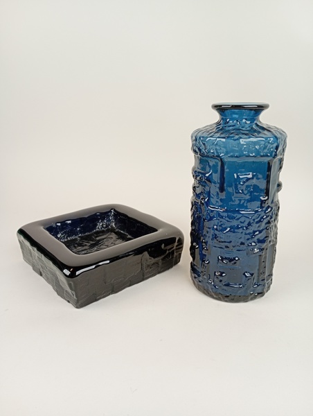 Vas & fat, "Kobolt blå" Göte Augustsson, Ruda Glasbruk