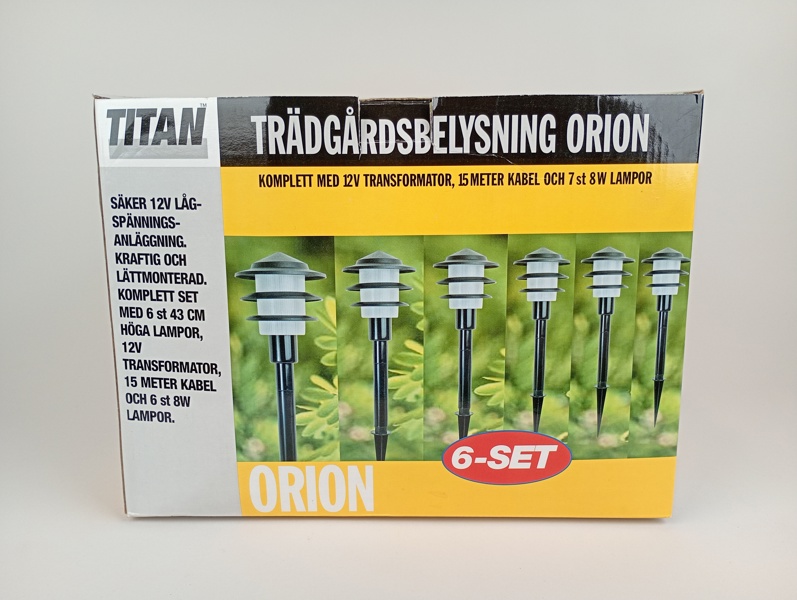 Trädgårdsbelysning, Orion Obegagnad