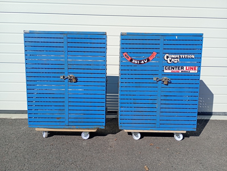 Verkstadsskåp, plåt 2 st