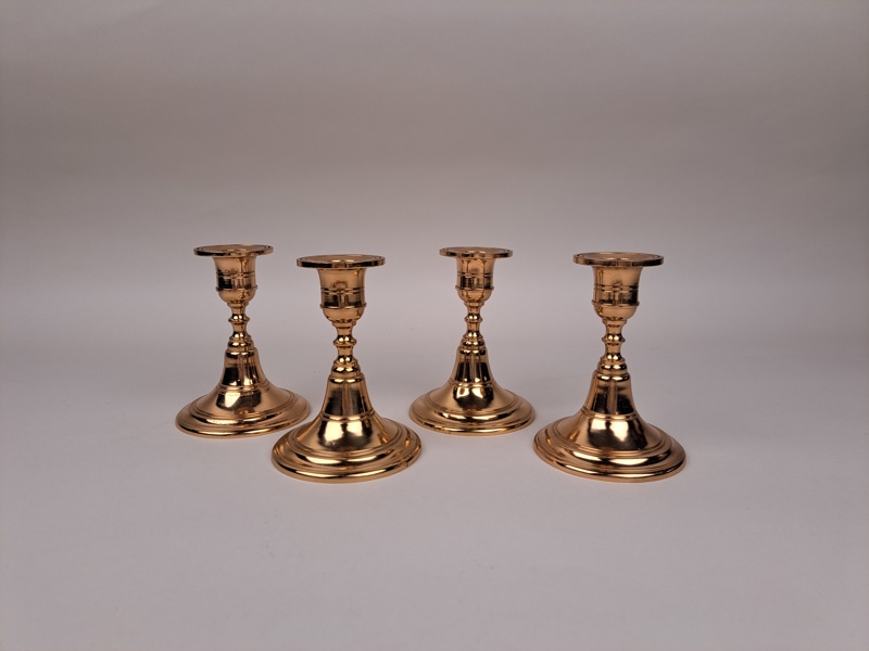 Mässingljusstakar, st 