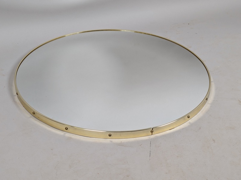 Spegel, mässingsram