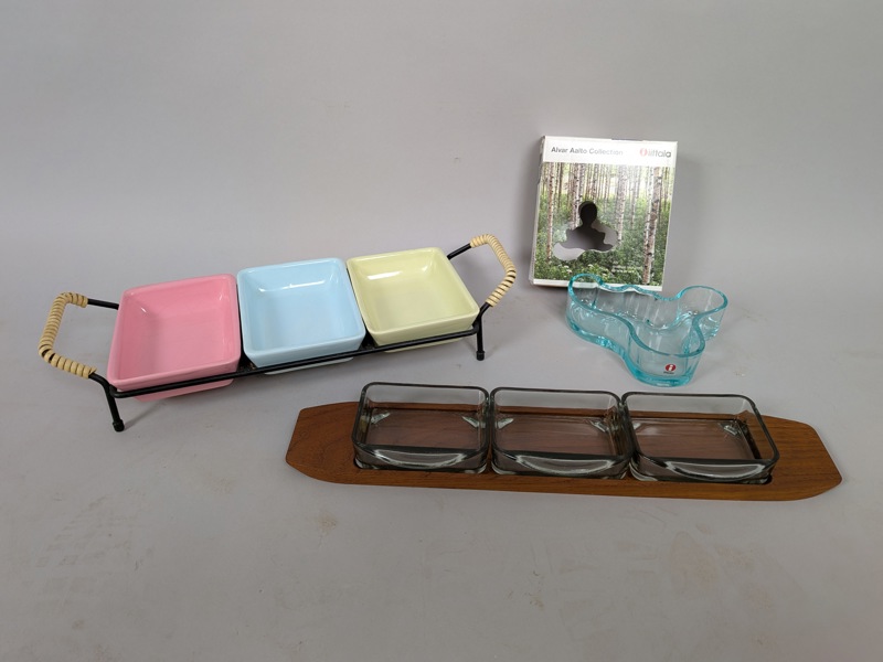 Serveringsskålar & ljushållare bl.a. Iittala