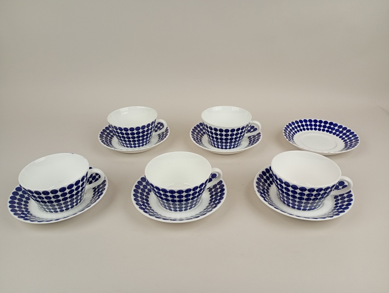 Tekoppar & fat, "Adam" Stig Lindberg Gustavsberg