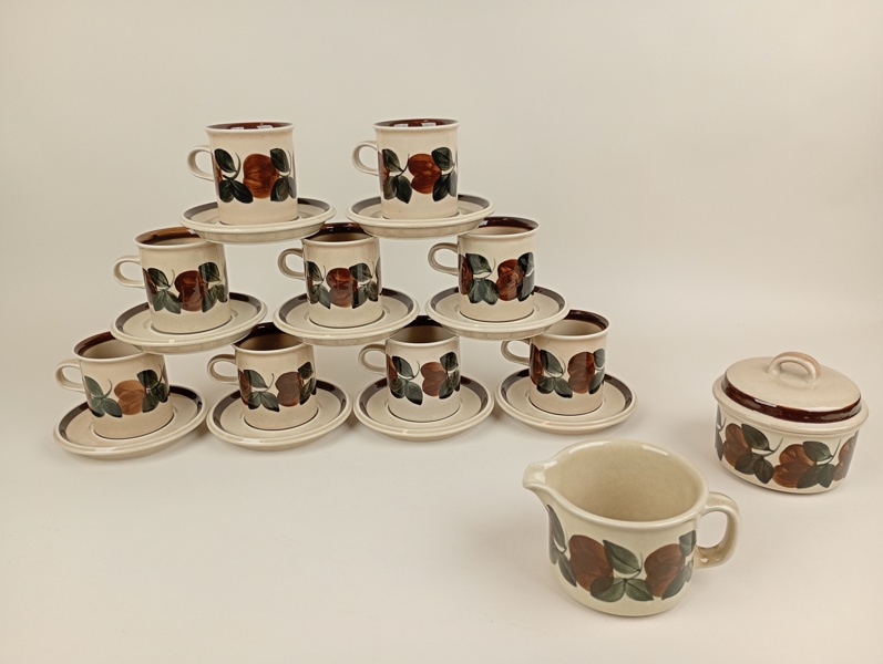 Kaffeservis, "Ruija" Ulla Procopé Arabia Finland