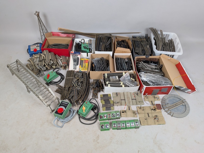 Parti järnvägsspår / bana, Modelljärnväg bl.a. Märklin & Fleischmann