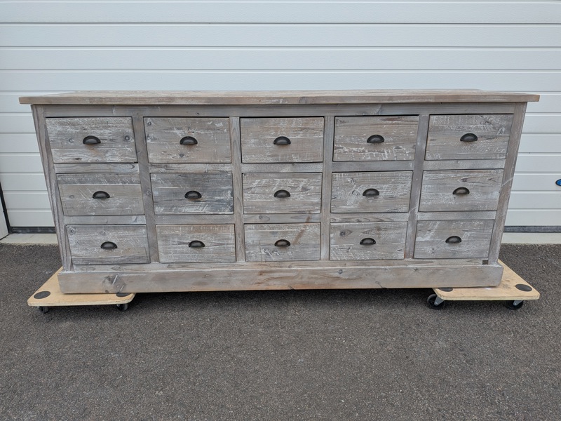 Köpmandisk / Skänk, massivt trä