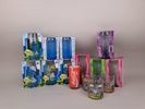 Parti samlarglas bl.a. Coca Cola
