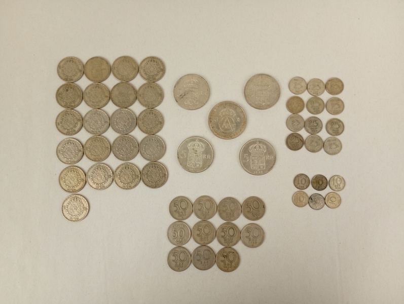 Silvermynt, Sverige  40 % Silver