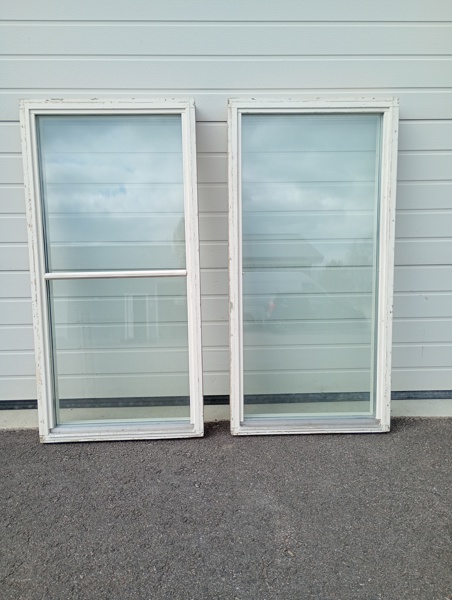 Fönster 2 st, 3-glasfönster