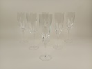 Champagneglas, "Chateau" Bertil Vallien Kosta Boda 6 st