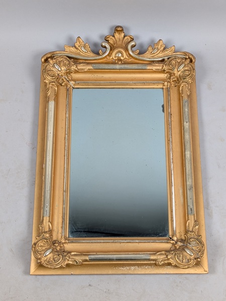 Spegel, Gustaviansk-stil, B.N Nyström Christianstad, förgylld