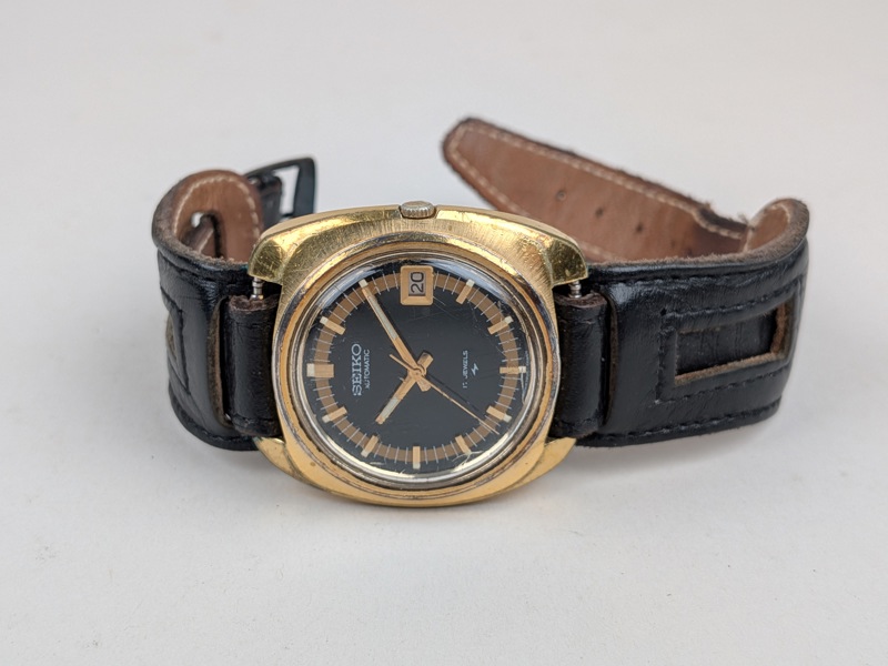 Armbandsur, Seiko Automatic, Guld på stål