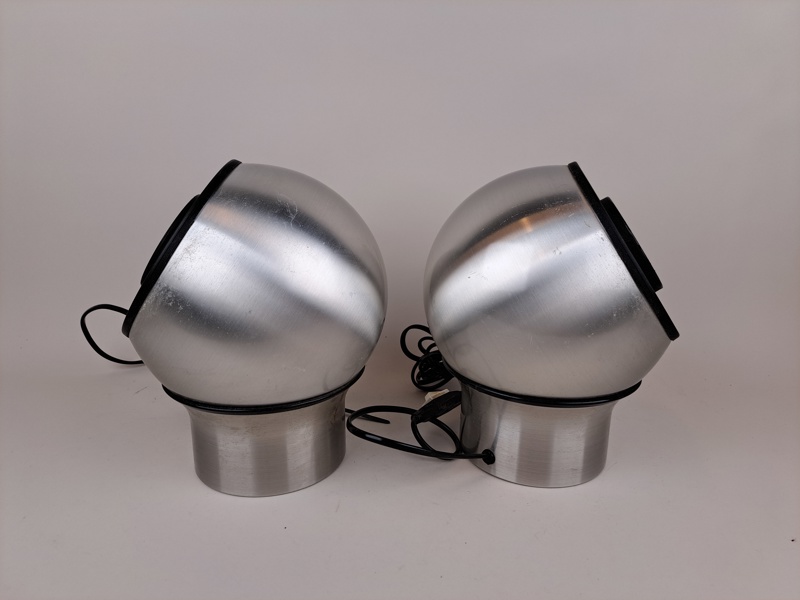 Magnetlampor, par "Klot 3" Lennart Centerwall Hemi Belysning