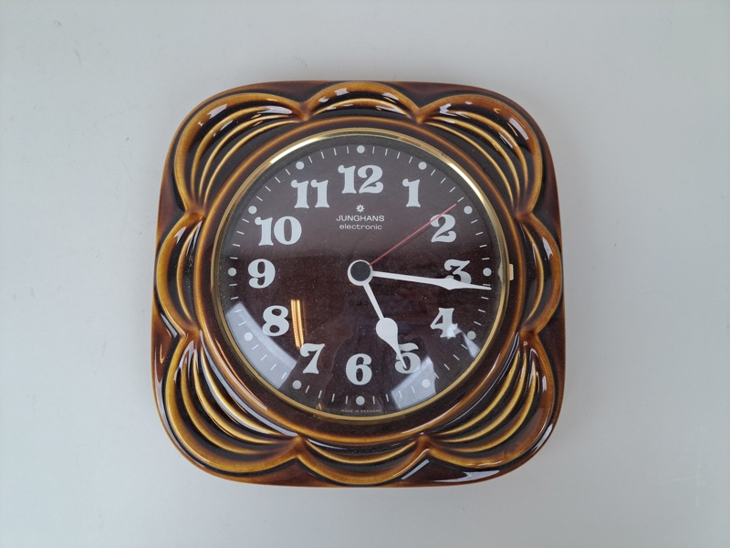 Köksklocka, porslin Junghans