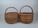 Flätade korgar, 2 st