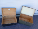 Resekoffertar 2 st, trä