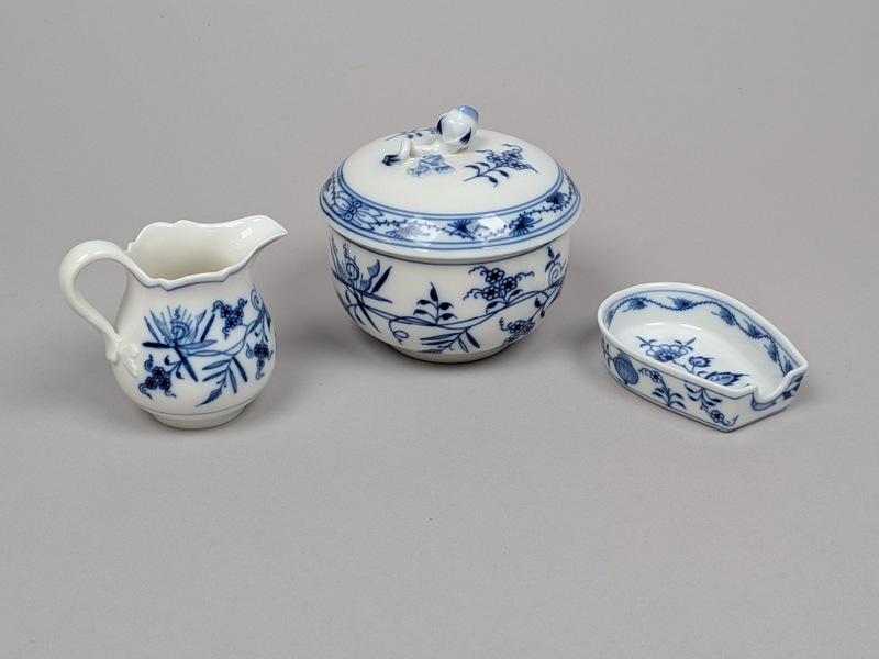 Servisdelar, "Lökmönster" Meissen Tyskland