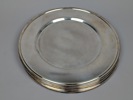 Kuverttallrikar, 6 st Nysilver