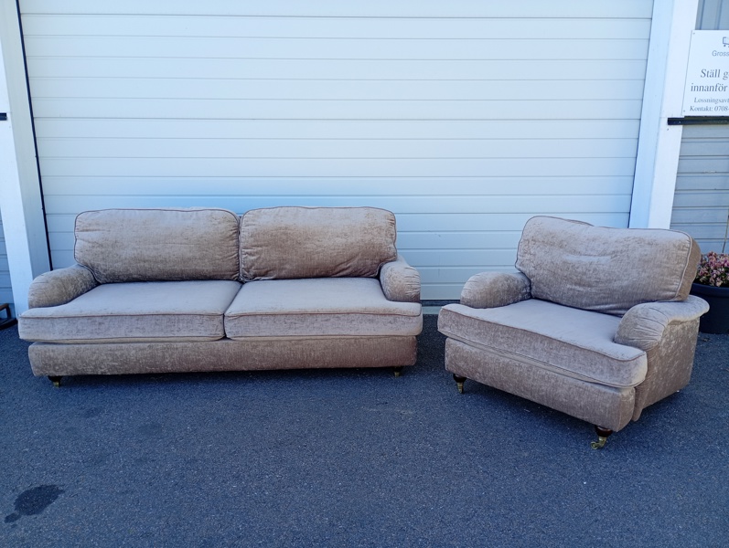2-sits Howardsoffa & fåtölj, Bellus