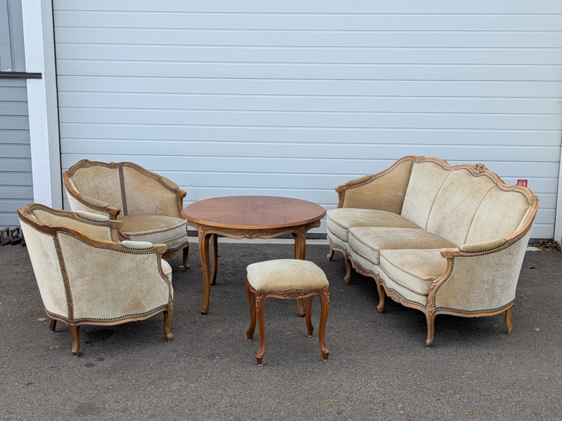 Soffgrupp, Rokoko-stil 5 delar