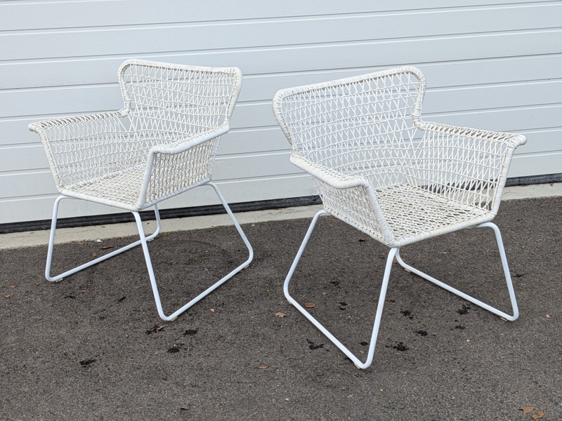 Trädgårdsfåtöljer, par "Högsten" IKEA