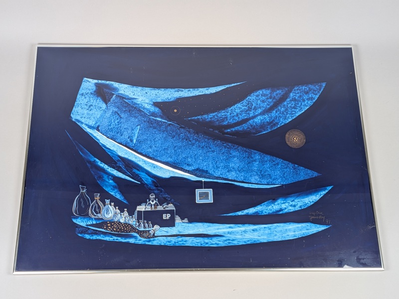 Komposition, Stig-Owe Jemseby, signerad