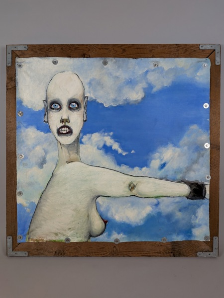 Olja på duk, Sarah Jensby Alias Coco Electra, signerad