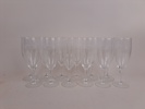 Champagneglas, etsad dekor