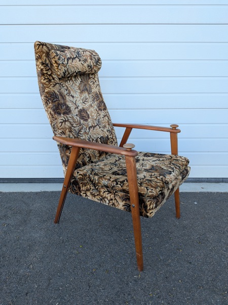 Fåtölj, teak 1950-tal
